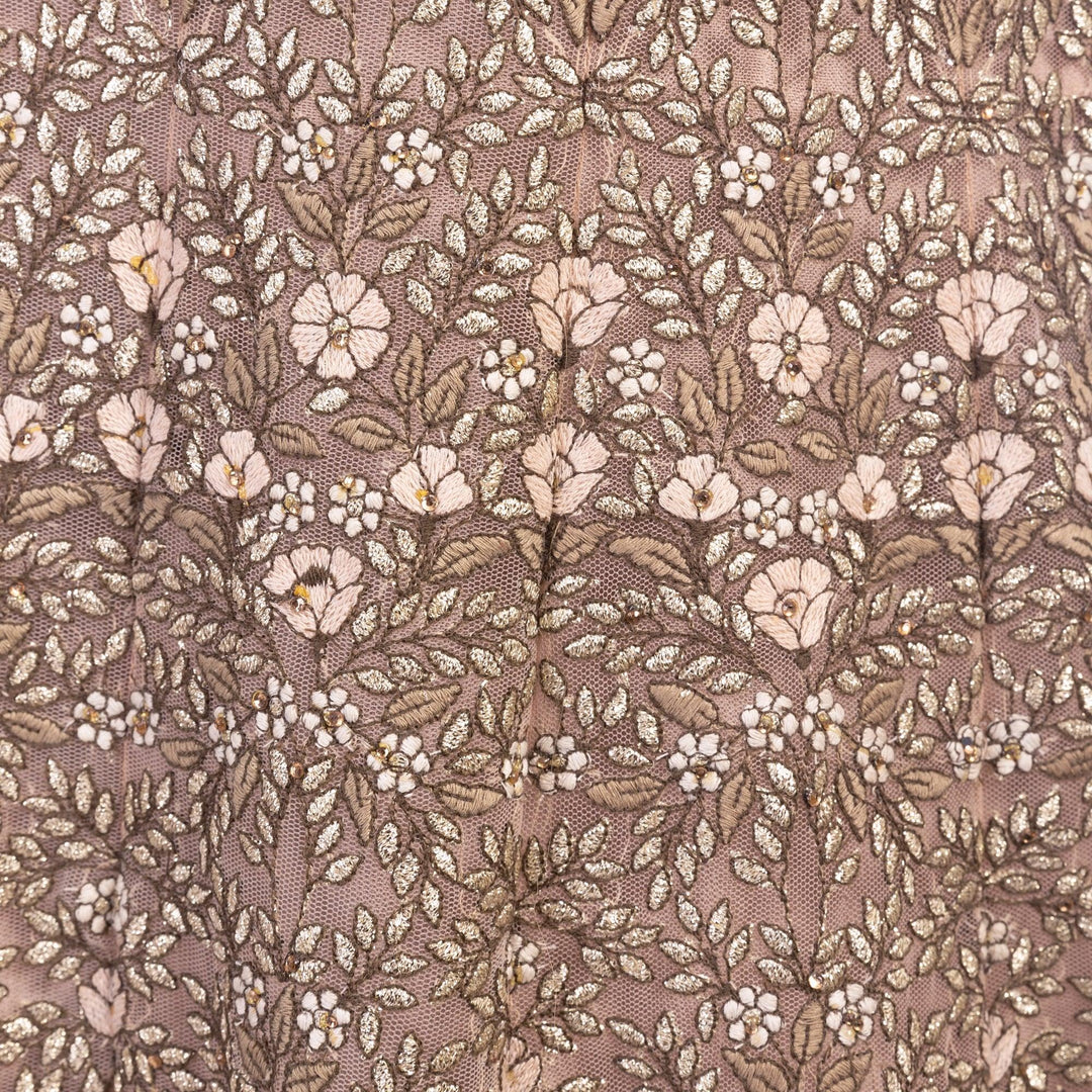 Arianell Grey Gown with Resham Embroidery - Raas