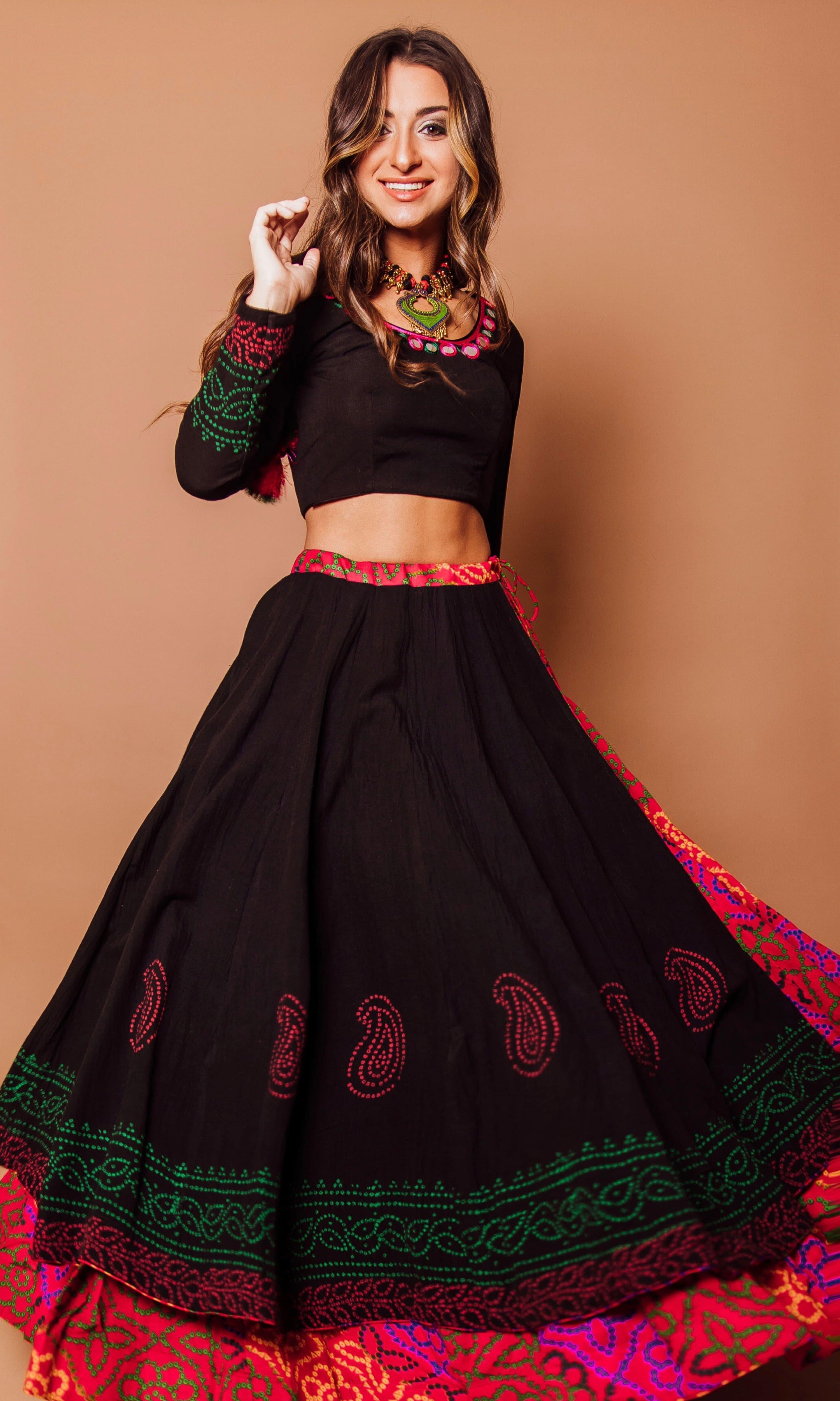 Simple Chaniya Choli For Garba