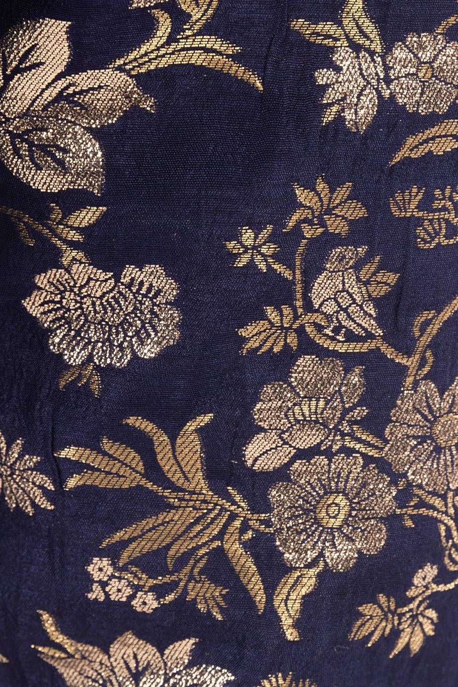 Cyanara Navy Salwar Kameez Suit Set - Raas