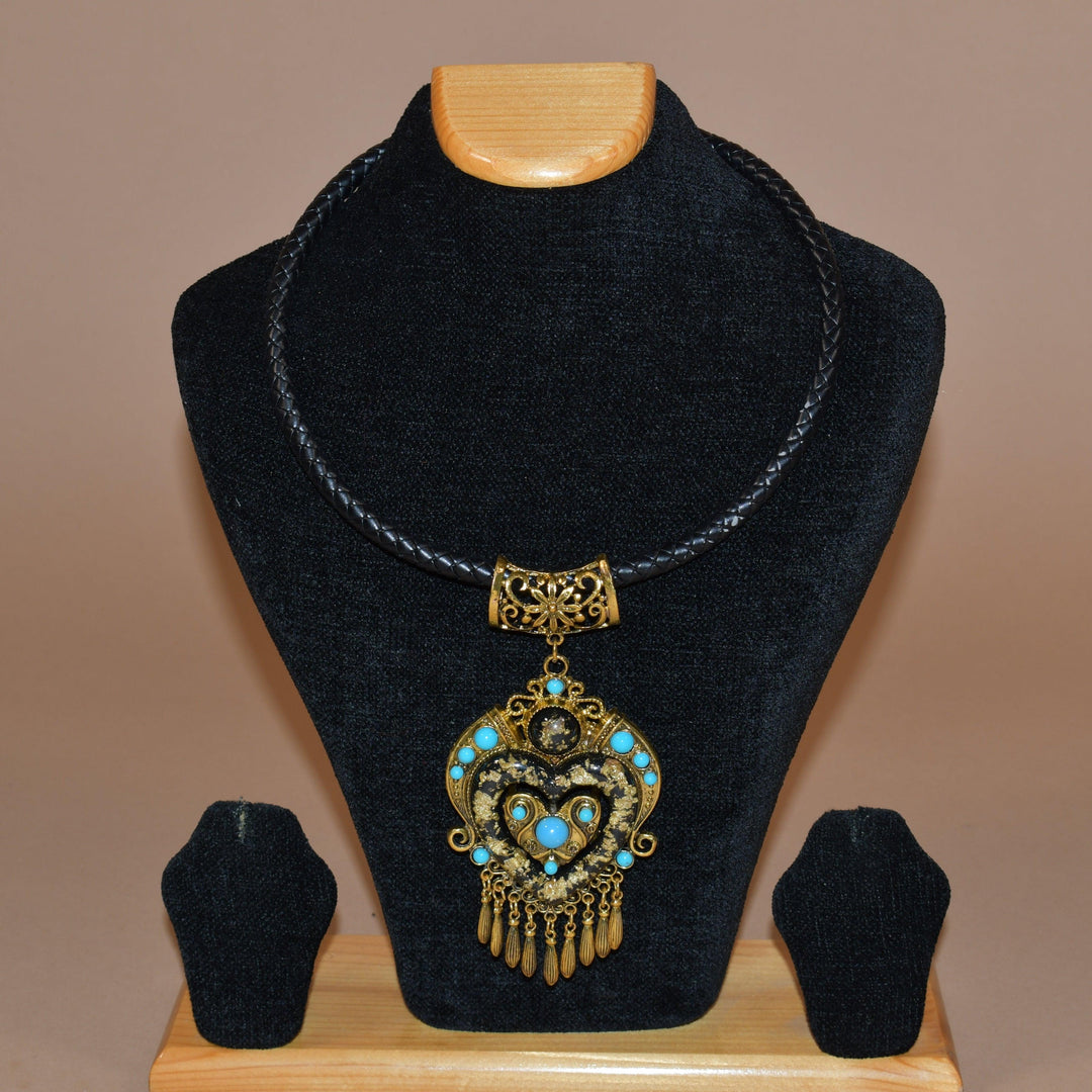 Embellished Multi Heart Necklace