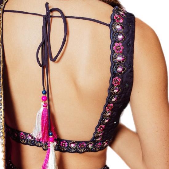 Kiara Pink Tie Dye Lehenga Choli Set - Raas