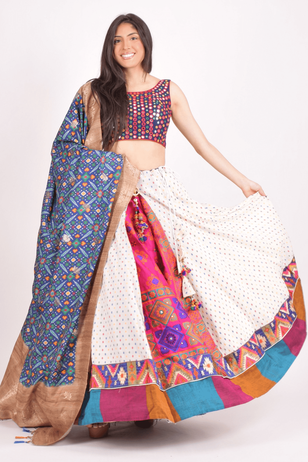 Raas - CHANIYA CHOLI USA - Lulu Jacquard Chaniya Choli
