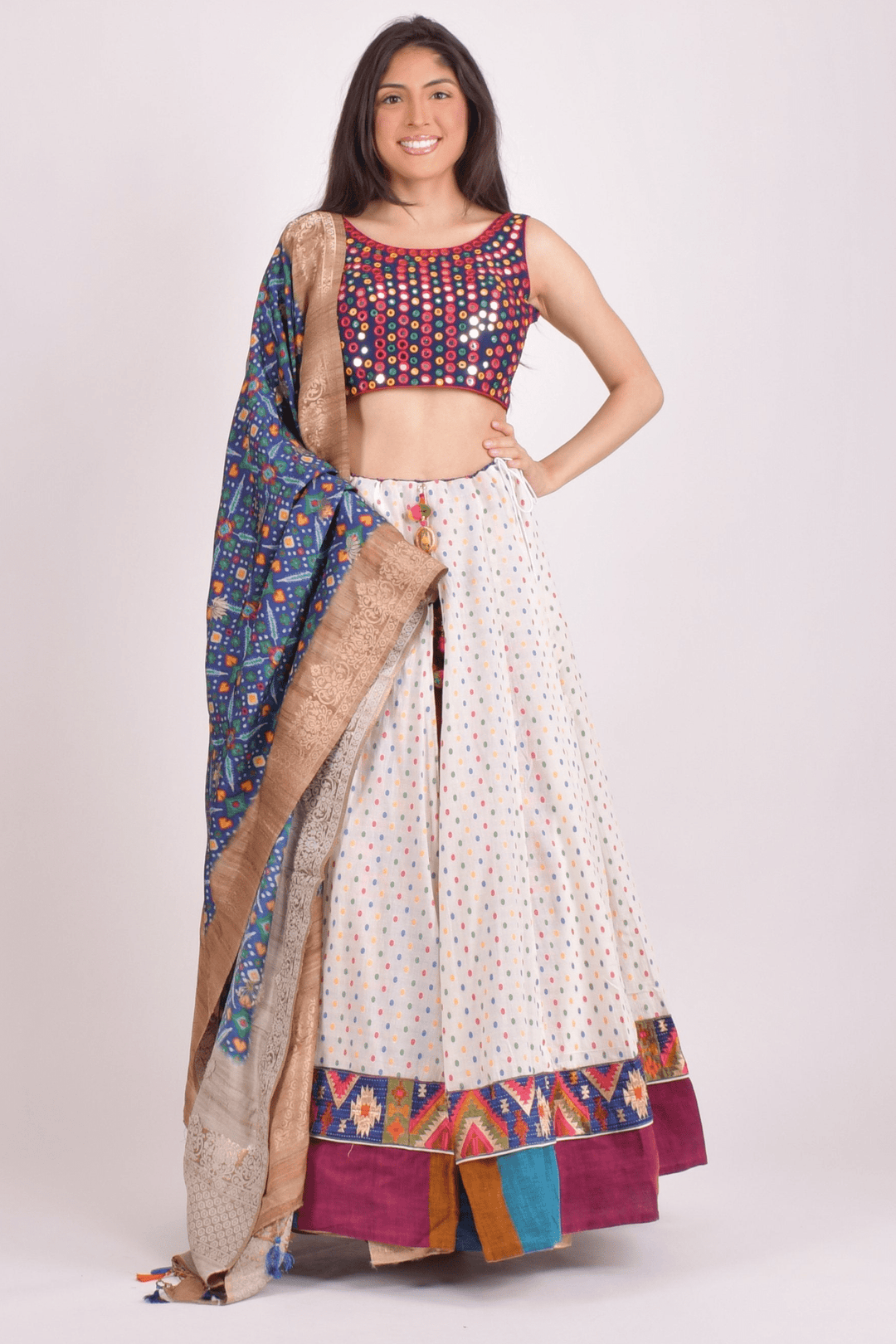 Raas - CHANIYA CHOLI USA - Lulu Jacquard Chaniya Choli