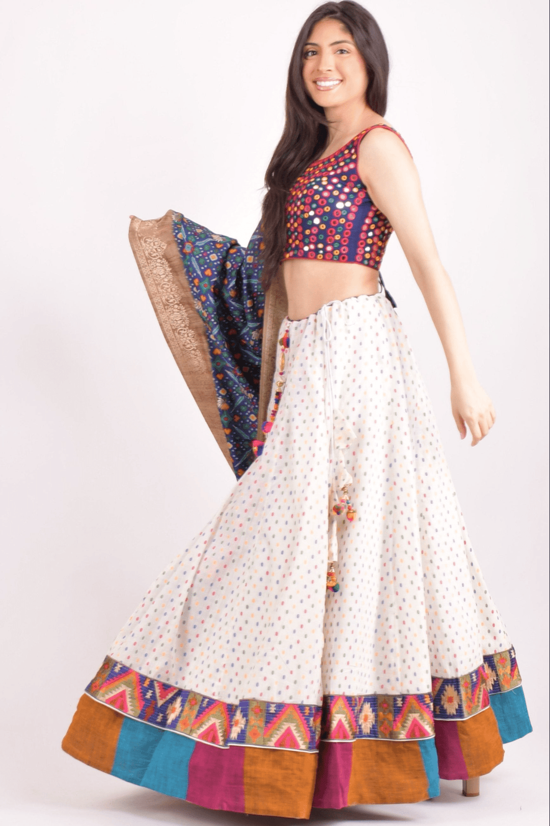 Raas - CHANIYA CHOLI USA - Lulu Jacquard Chaniya Choli