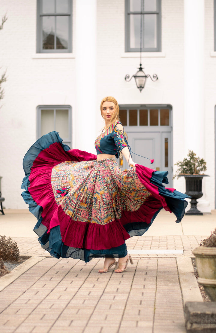 Maelis Full Flare Chaniya Choli Set - Raas