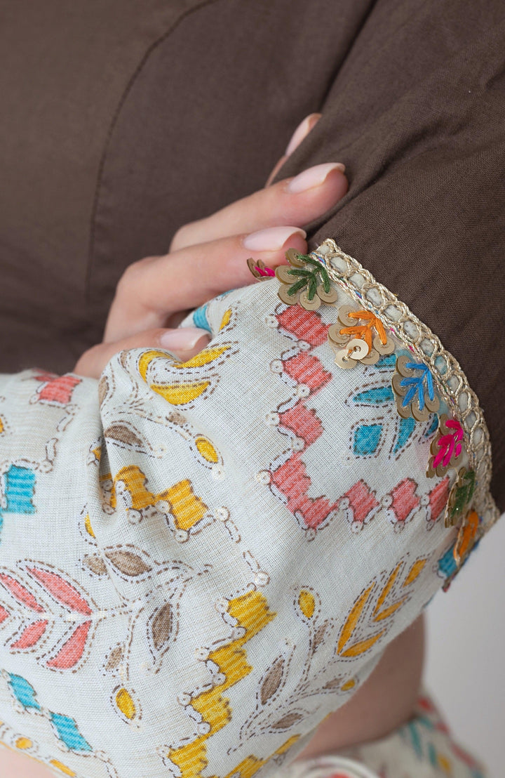 Zelda Multi Color Tiered Chaniya Choli Set - Raas