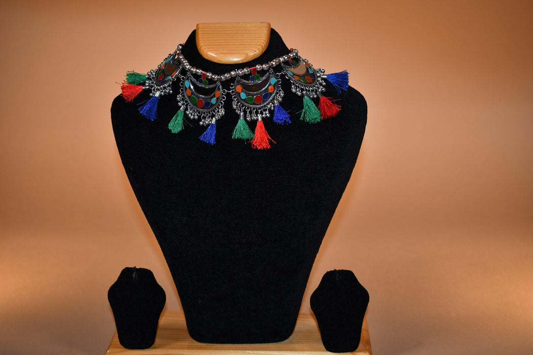 Multicolor Boho Necklace Set
