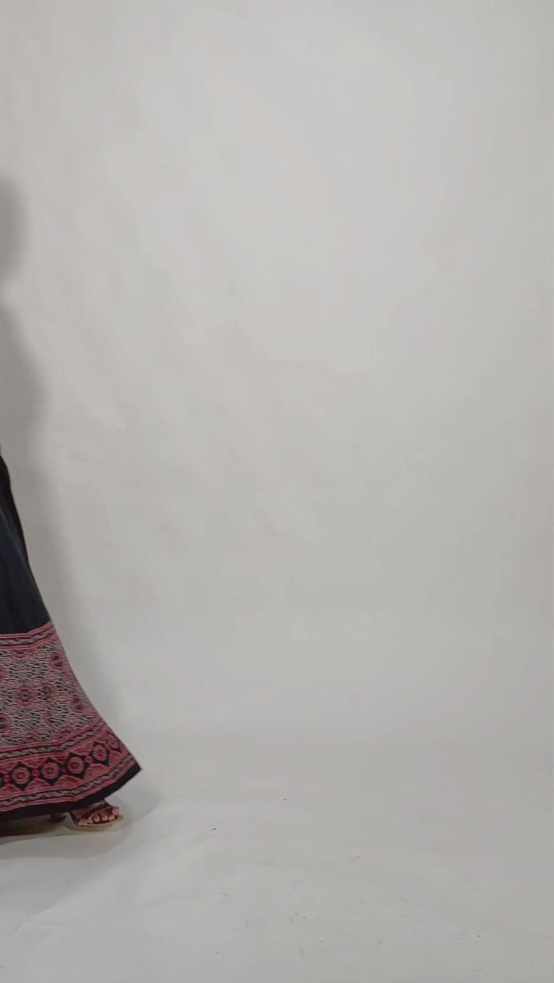 Elise Long Dress with Hand Embroidery