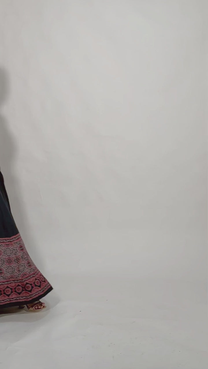 Elise Long Dress with Hand Embroidery