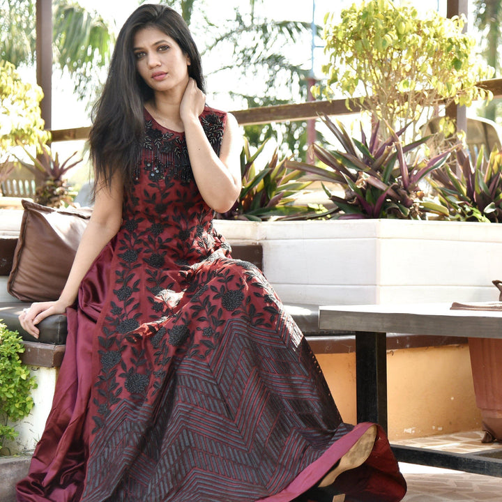 AG1393 - ANARKALI & GOWN