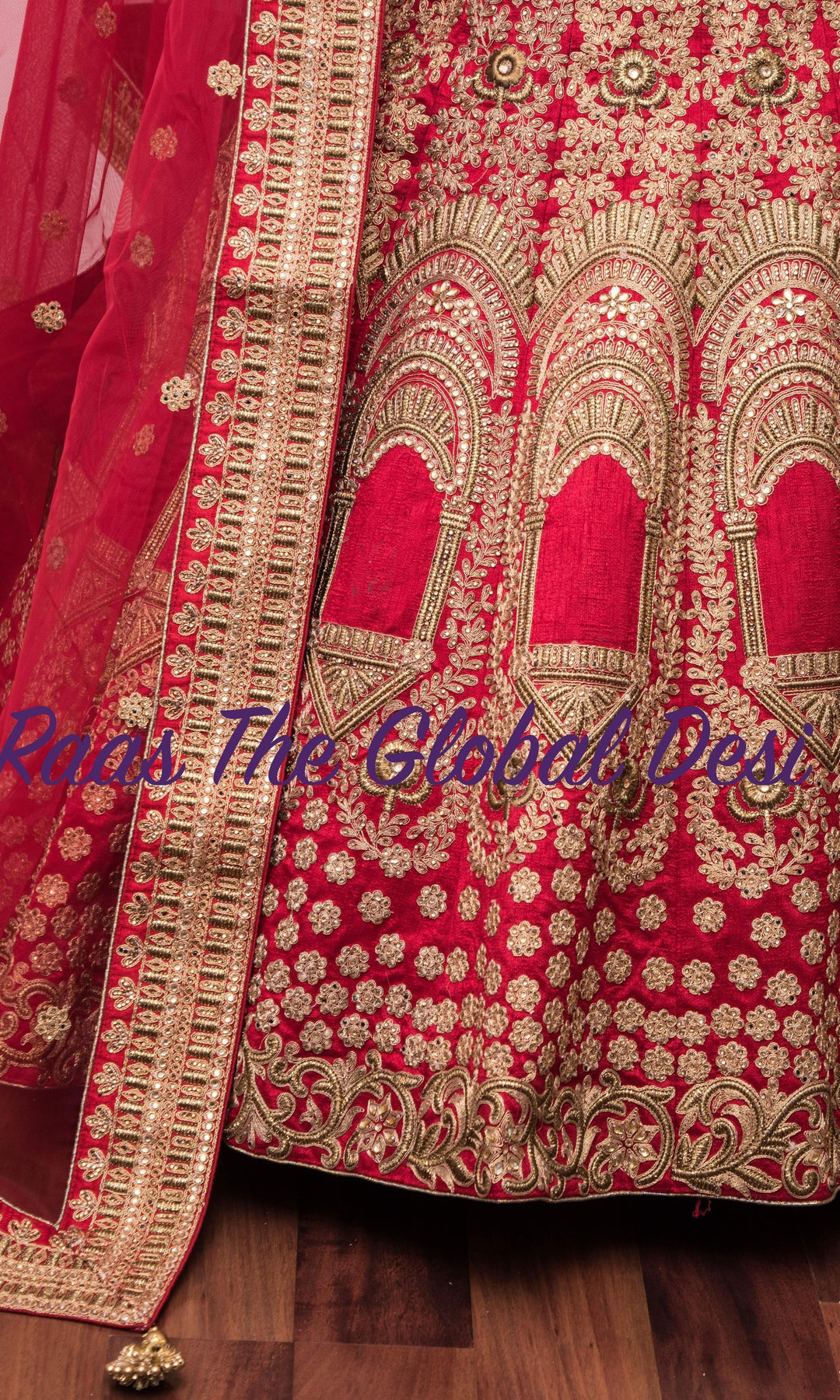 Red Lehenga - CC1649 - Chaniya choli