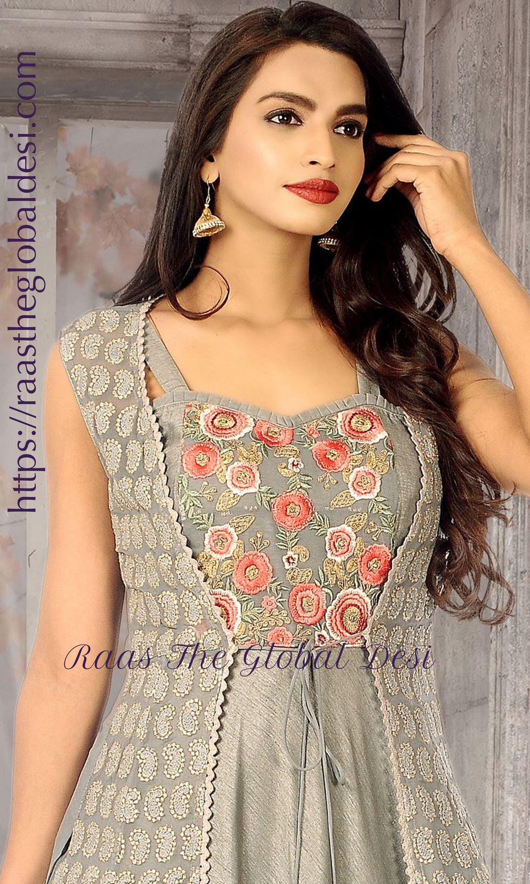 AG1447 - ANARKALI & GOWN