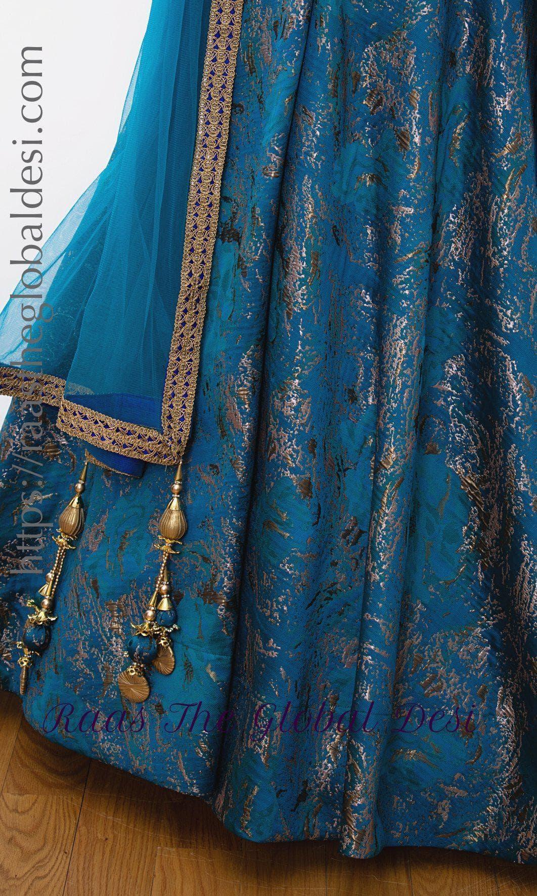 Blue Lehenga - CC2923 - CHANIYA CHOLI