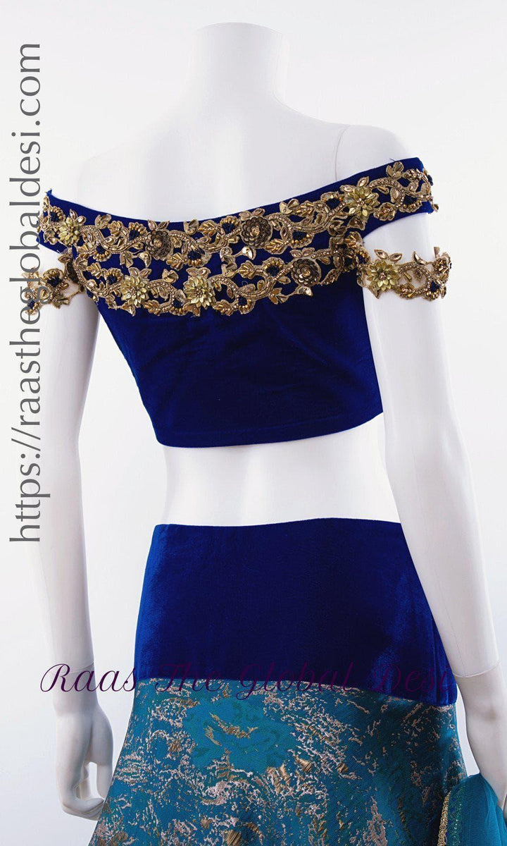 Blue Lehenga - CC2923 - CHANIYA CHOLI