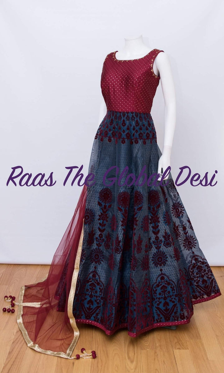 AG1307 - ANARKALI & GOWN