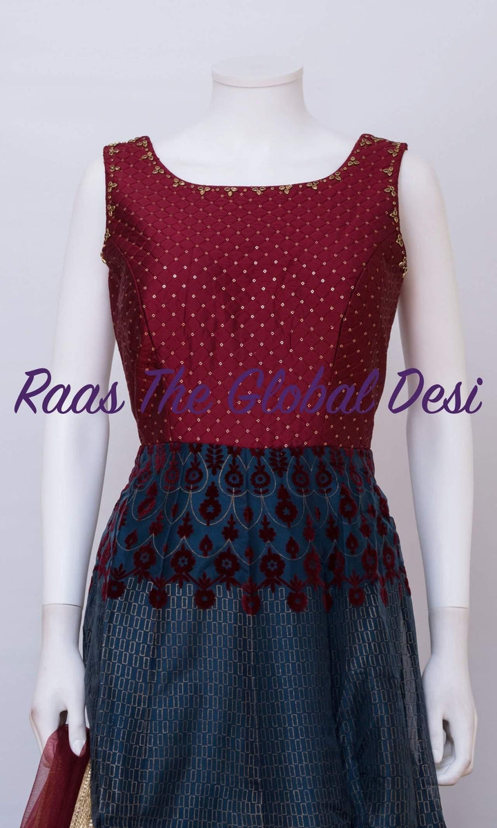 AG1307 - ANARKALI & GOWN