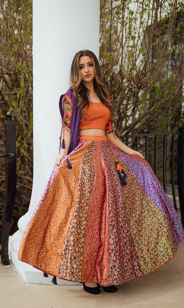 CC3616 Multi color chaniya choli - Chaniya choli