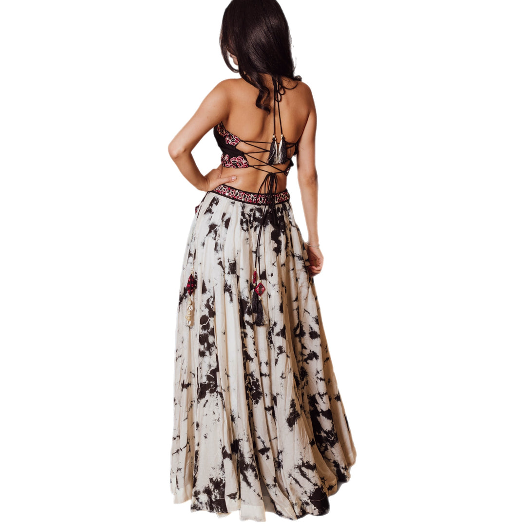 Anaya lehenga with slit on both the legs