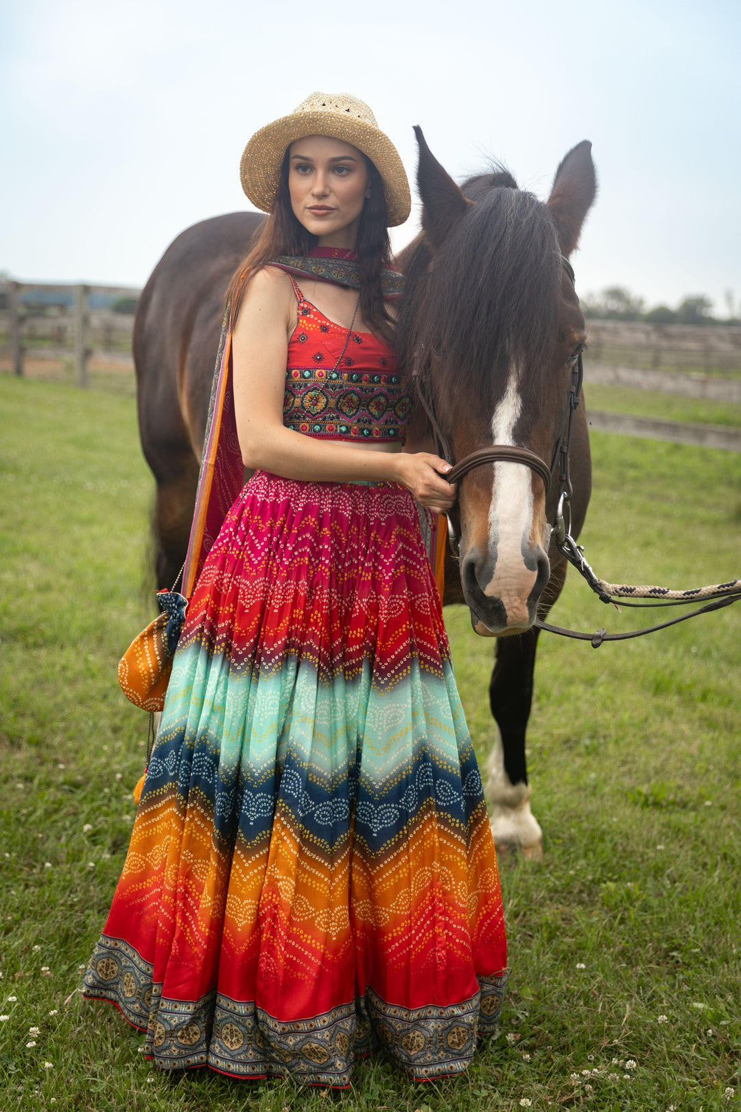 Destiny Multicolor Lehenga Choli