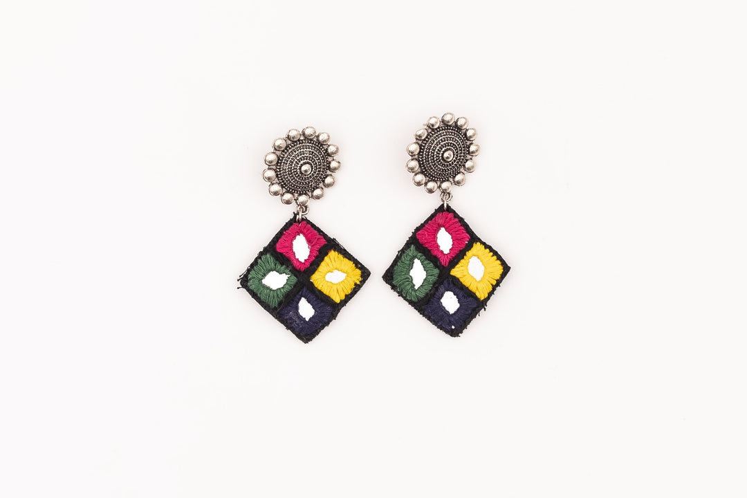 Multicolor Jill Threaded Earrings
