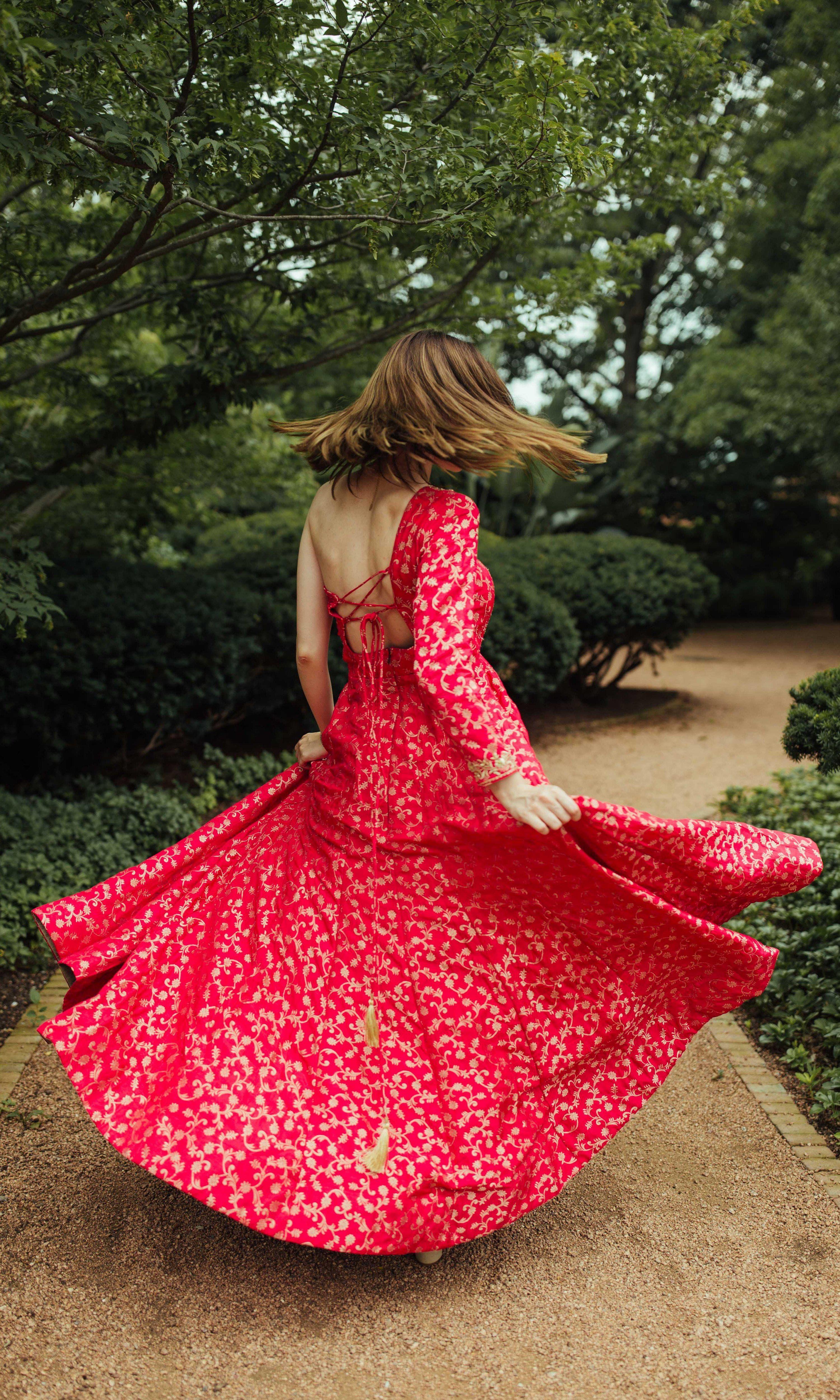 Buy Teal Foil Print Flared Slip-On Dress Online at Best Price at Global Desi-  FW22ITI495DRSTN
