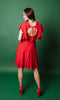 AG1949 Red Georgette Sila dress-Raas The Global Desi-[Indian_dresses]-[Indi_dresses]