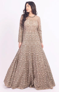 Arianell Grey Gown with Resham Embroidery - AGNR1005