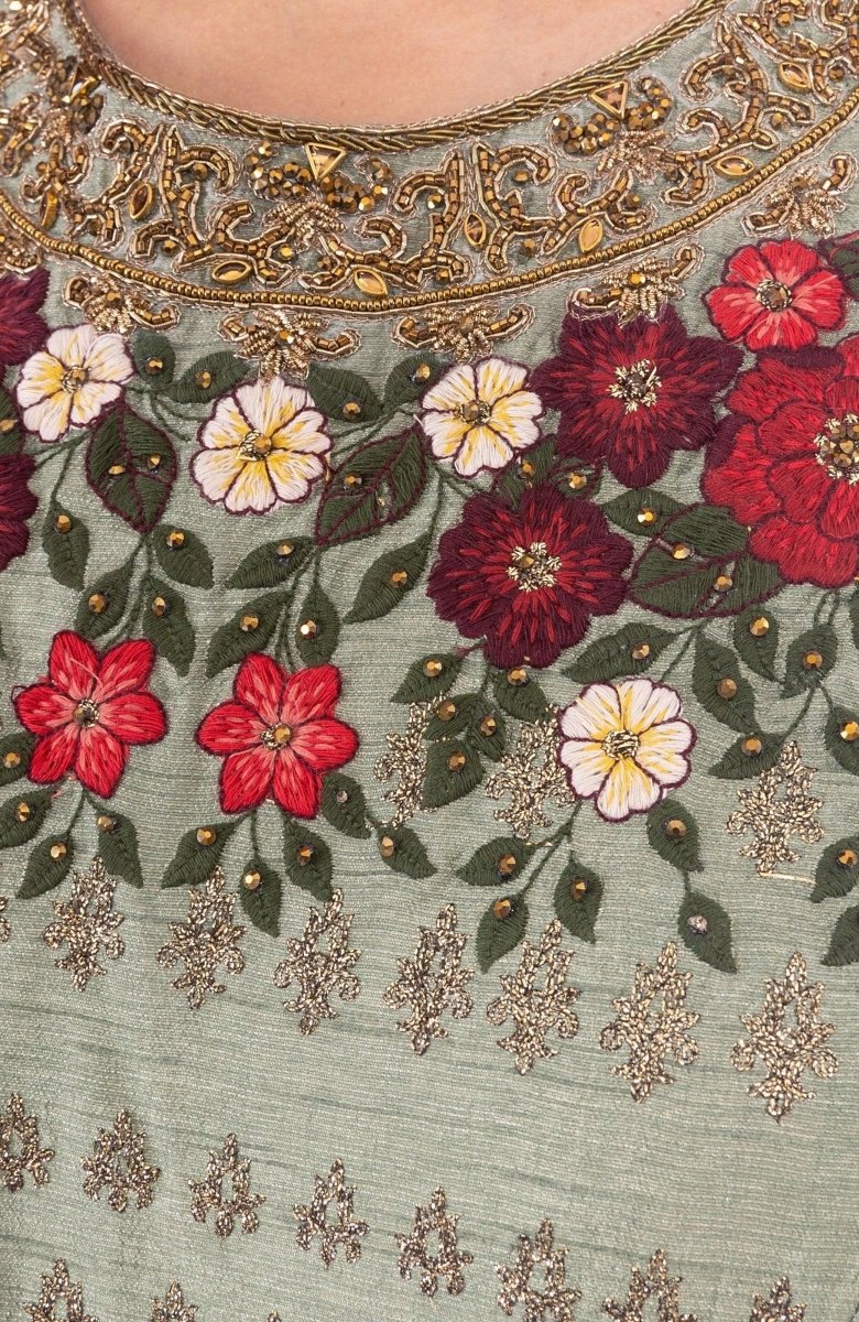 Cyrene Multicolor Gown detail - AGNR2002