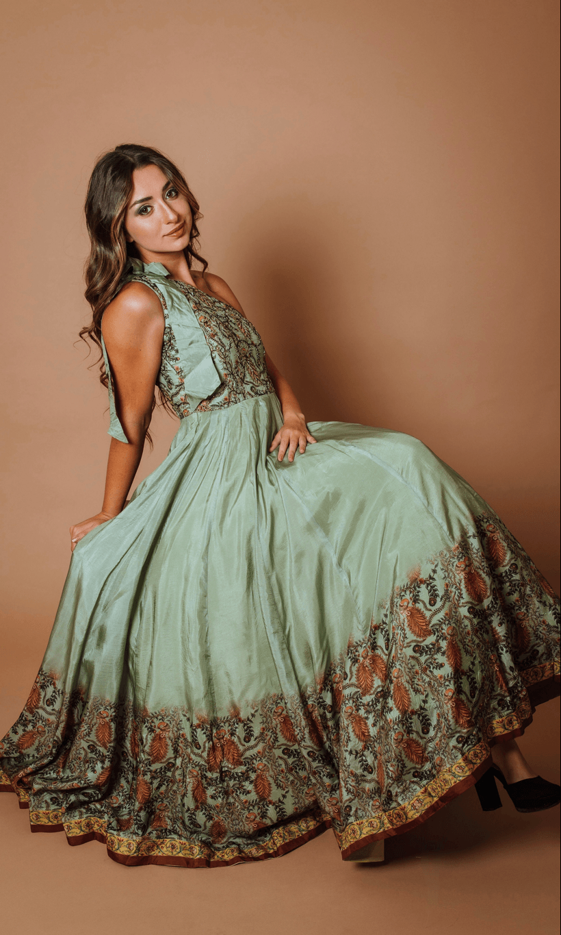 Indian Designer Clothes Online USA, Anarkali Gown Dress