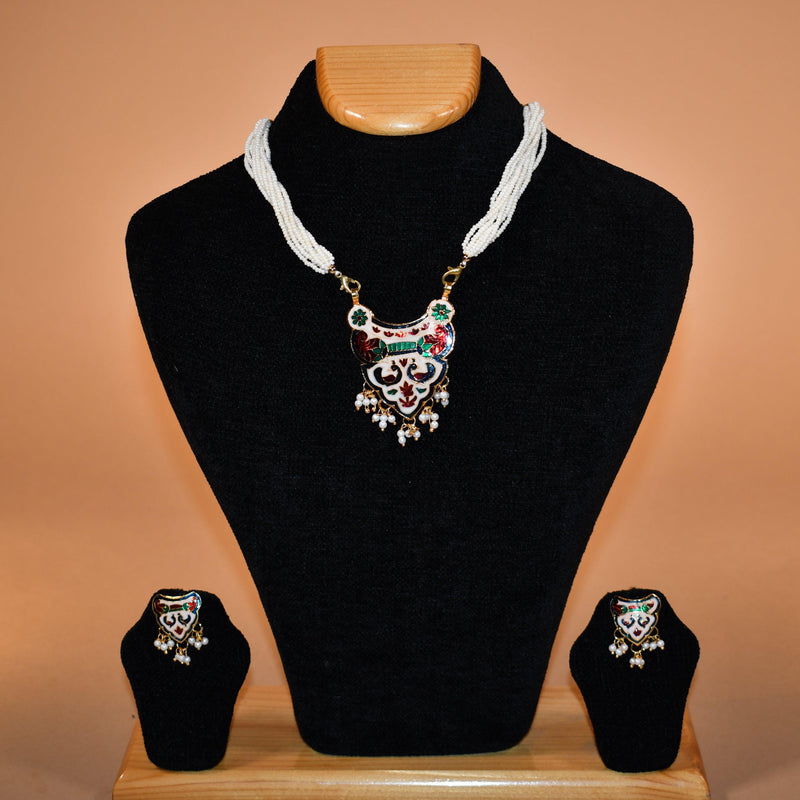 Alabaster Necklace Set FASHION JEWELRY RAAS
