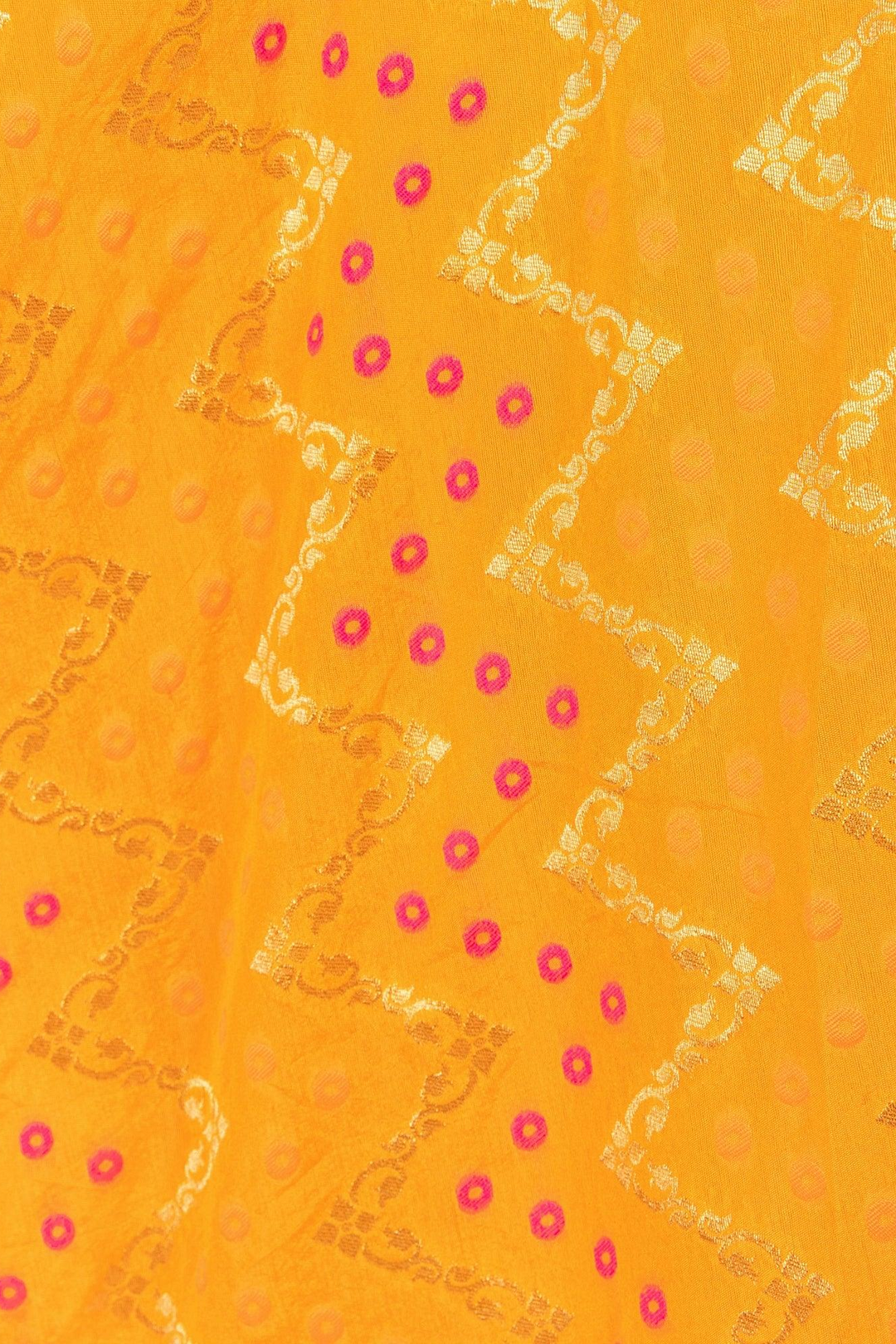 Aliza Yellow Lehenga with Silk Sleeveless Blouse