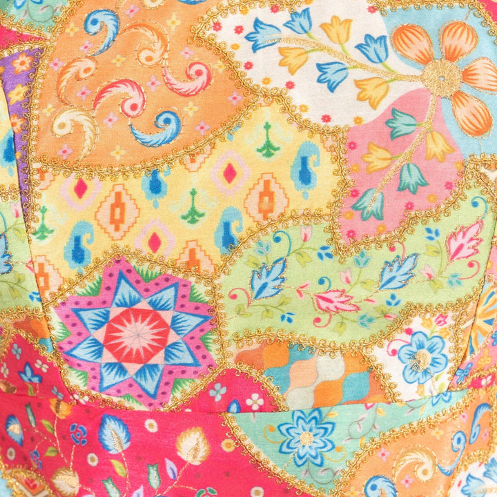 All-Over Embroidery Mini Dress-Raas USA