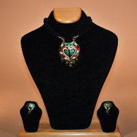 Amour Radiance Heart Necklace Set FASHION JEWELRY RAAS