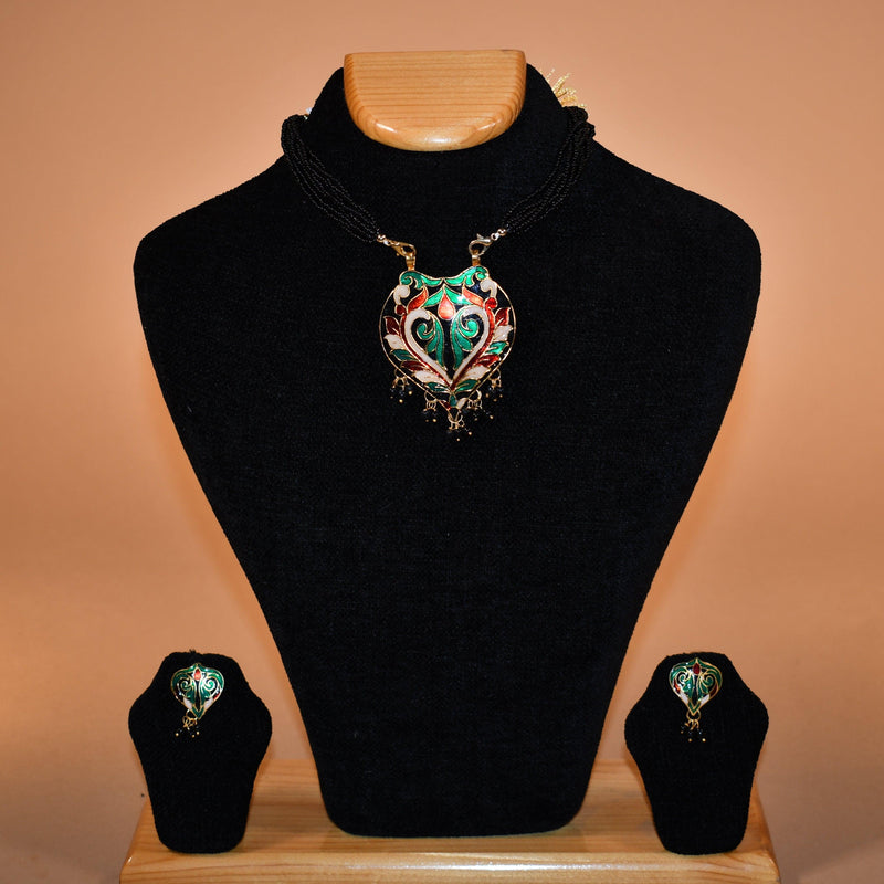Amour Radiance Heart Necklace Set FASHION JEWELRY RAAS