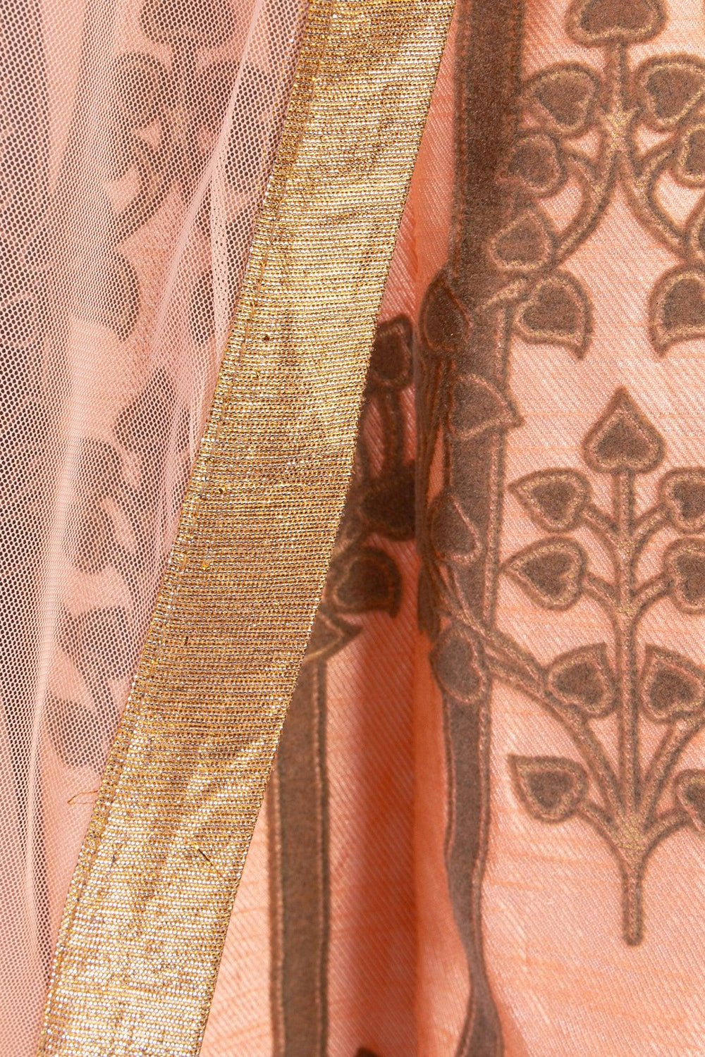 Artemisia Peach Long Dress ANARKALI & GOWN RAAS