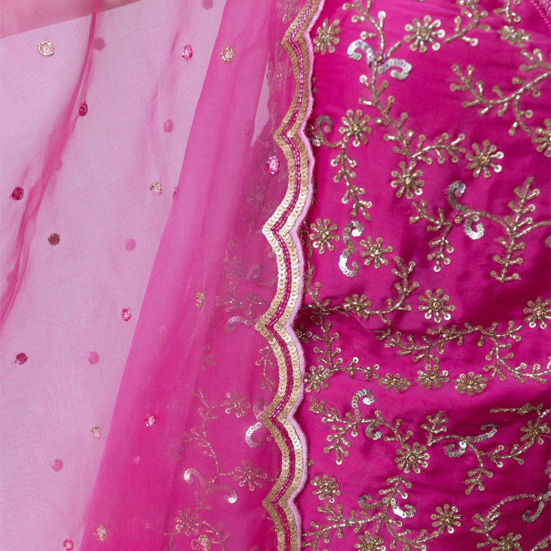 Avery Pink Palazzo Suit-Raas