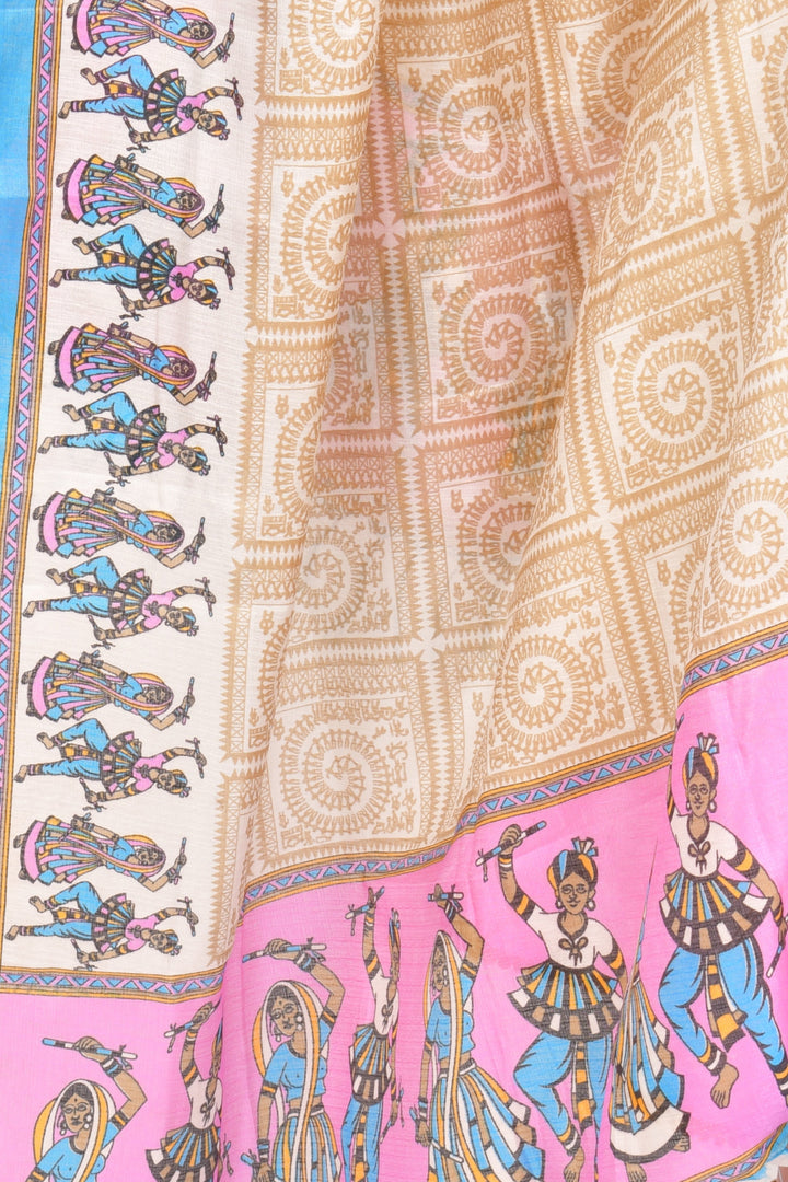 Ayla Traditional Navratri Motif Dupatta-Raas USA