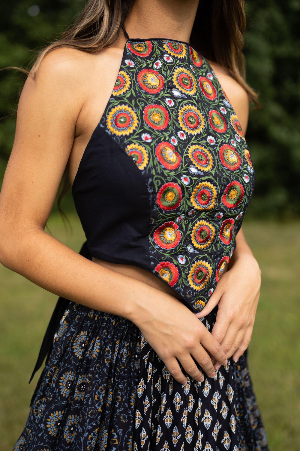 BLR1012 MILA CROP TOP blouse RAAS