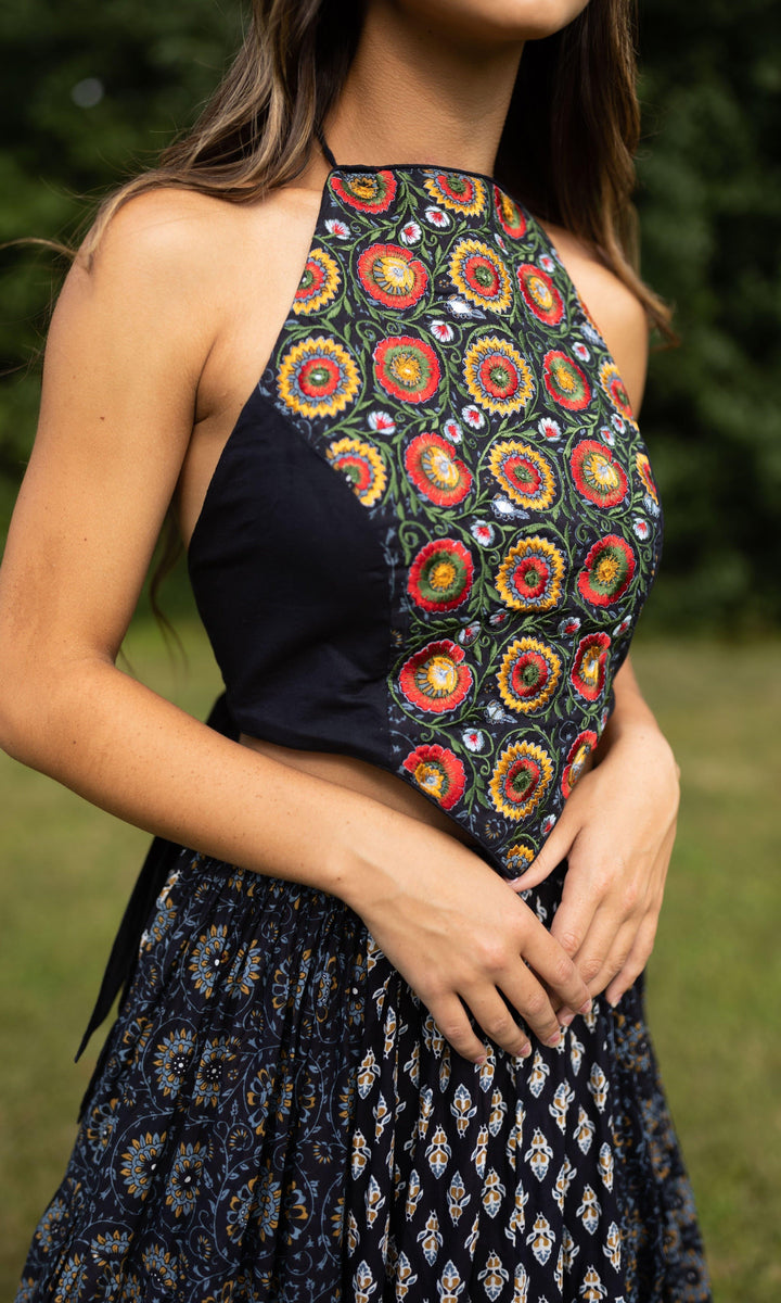 BLR1012 MILA CROP TOP-Raas USA