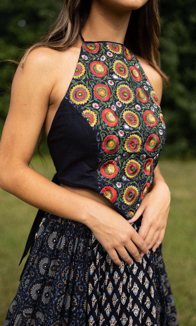 BLR1012 MILA CROP TOP blouse RAAS