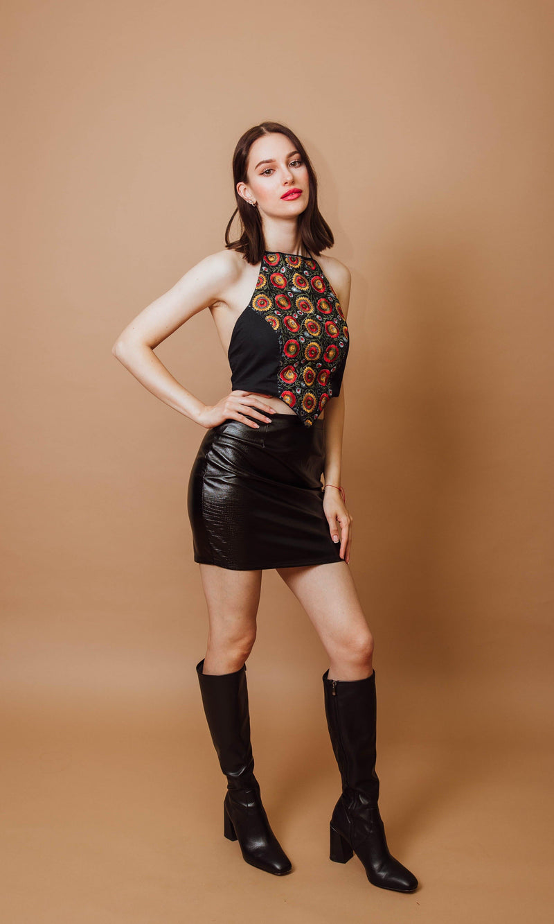 BLR1012 MILA CROP TOP blouse RAAS