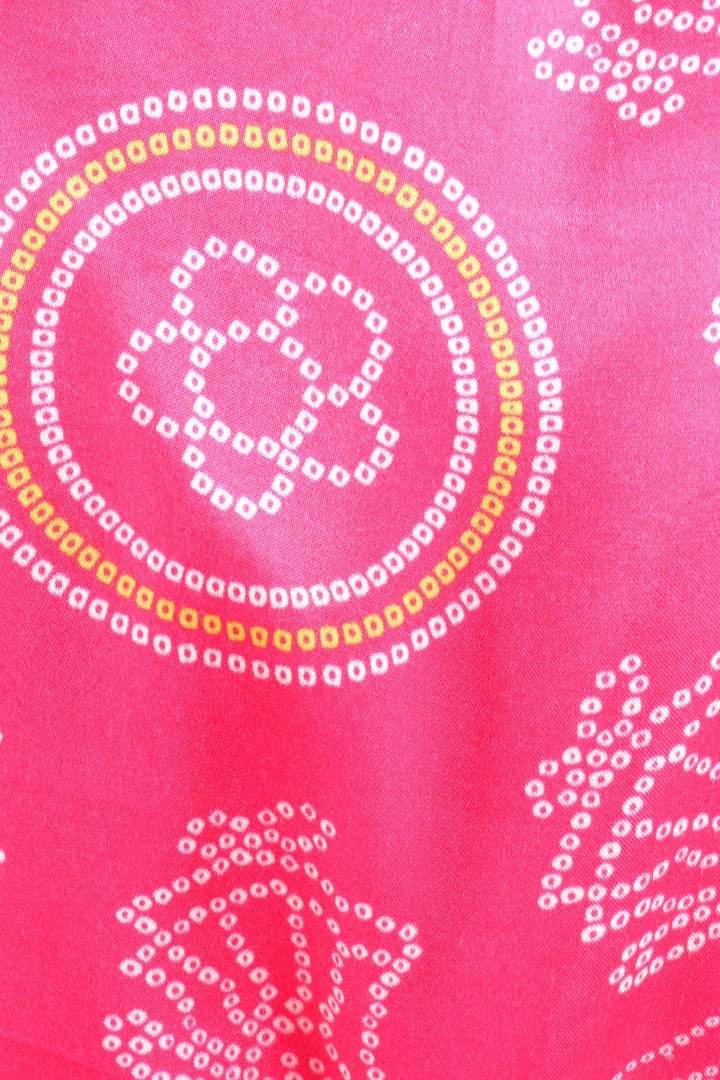 Bandhani Wrap Dress-Raas USA