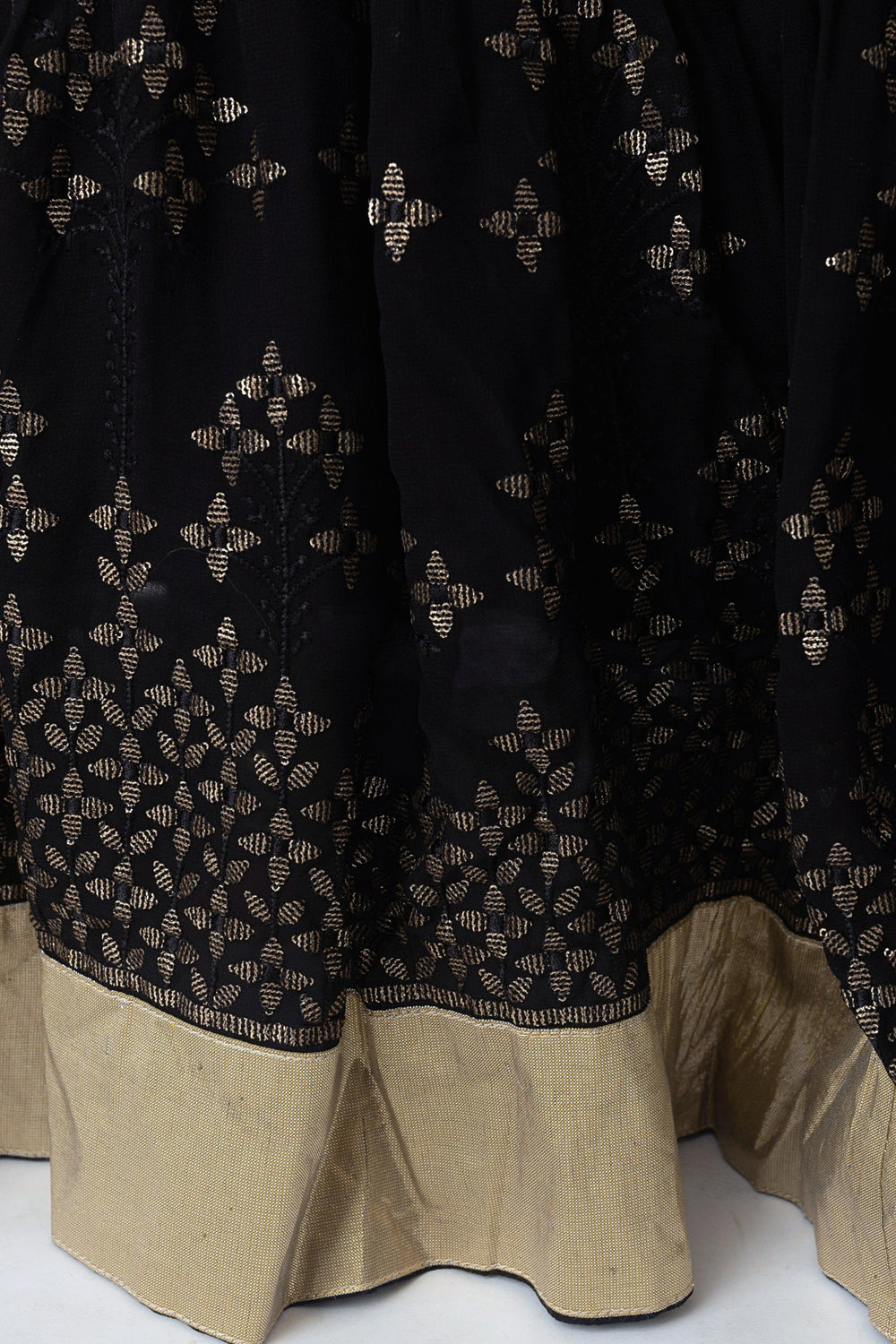 Black Lehenga Choli Set-[comfort-first-design]-[lightweight]-Raas