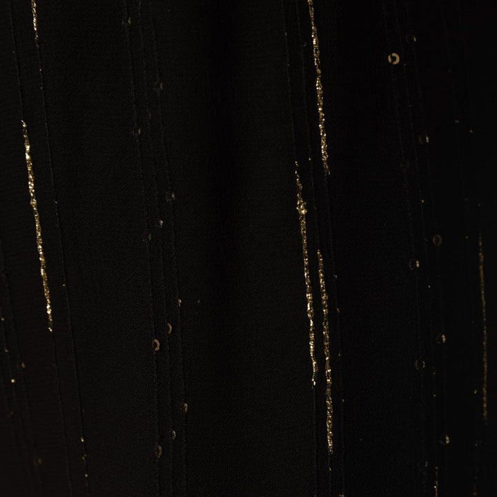 Black and Gold Palazzo Suit Long Sleeve-Raas