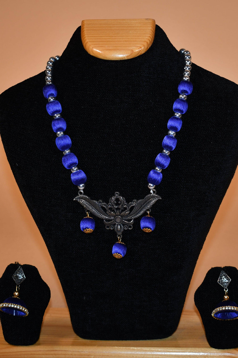 Blue Wing Inspired Necklace Set FASHION JEWELRY RAAS
