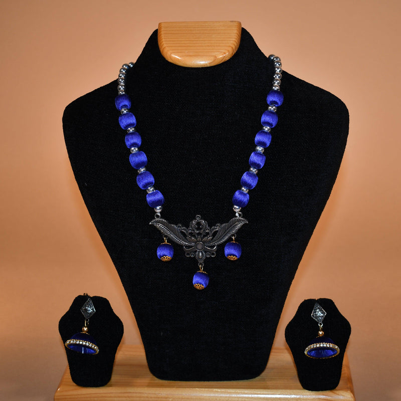 Blue Wing Inspired Necklace Set FASHION JEWELRY RAAS