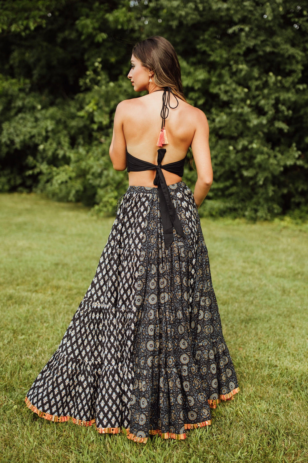 Blue Full Flare Chaniya Choli With Embroidery Blouse