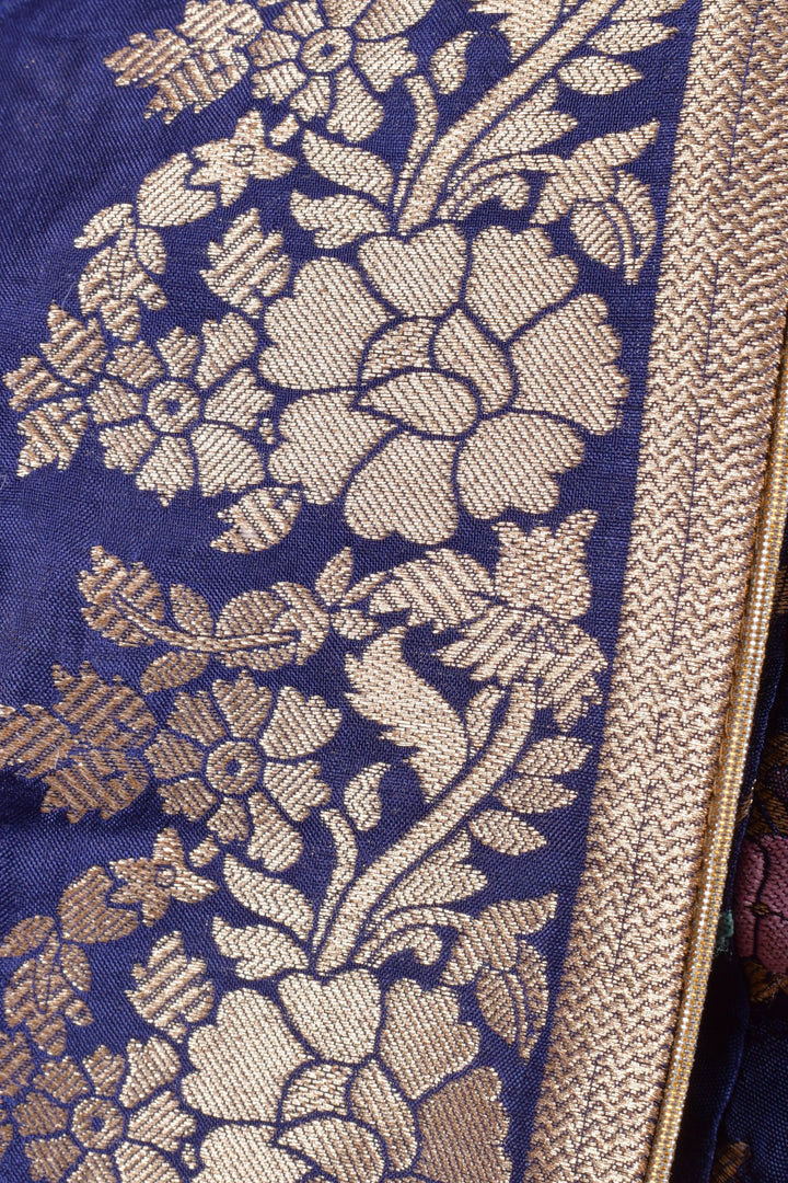 Brownish Gold Tiered Lehenga Choli Set-Raas USA