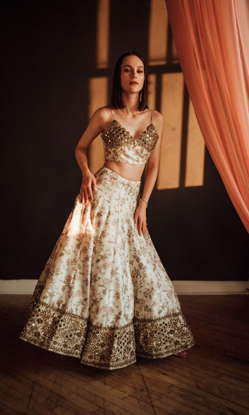 Sindoori Arunaya Lehenga Set – Torani India