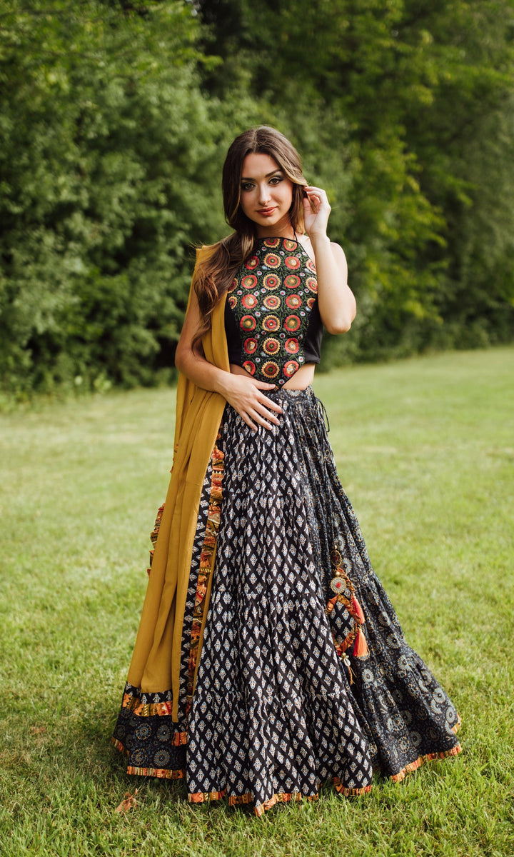 CCR3647 blue full flare chaniya choli-Raas USA